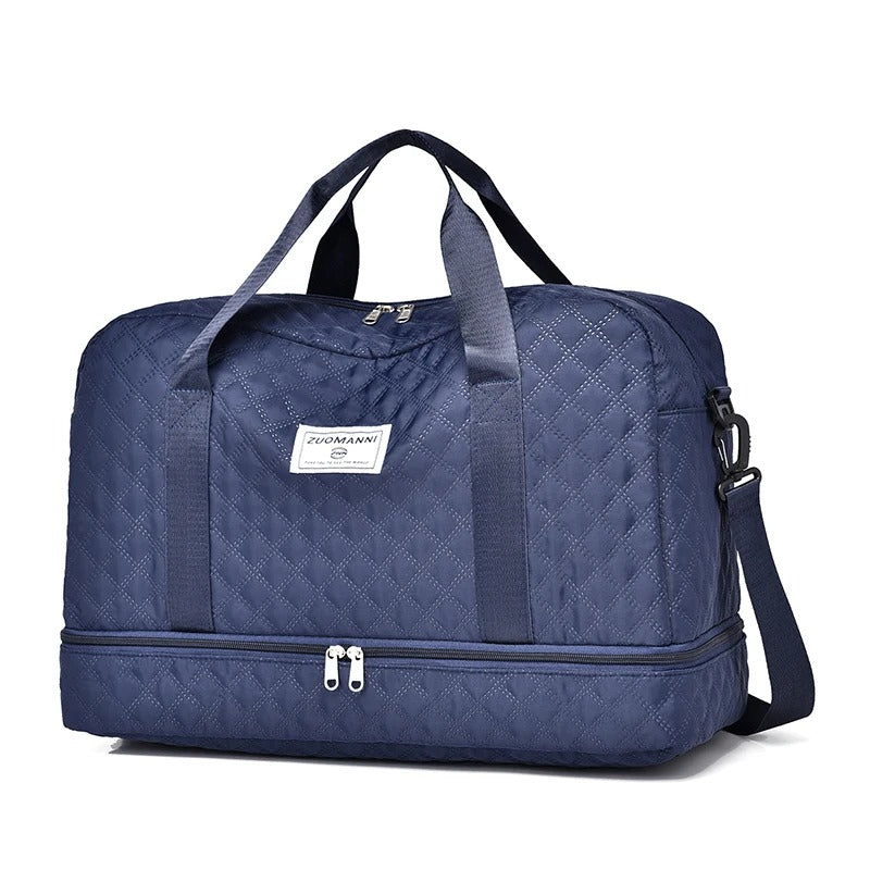 Lightweight Rhombic Lattice Travel Duffle Bag