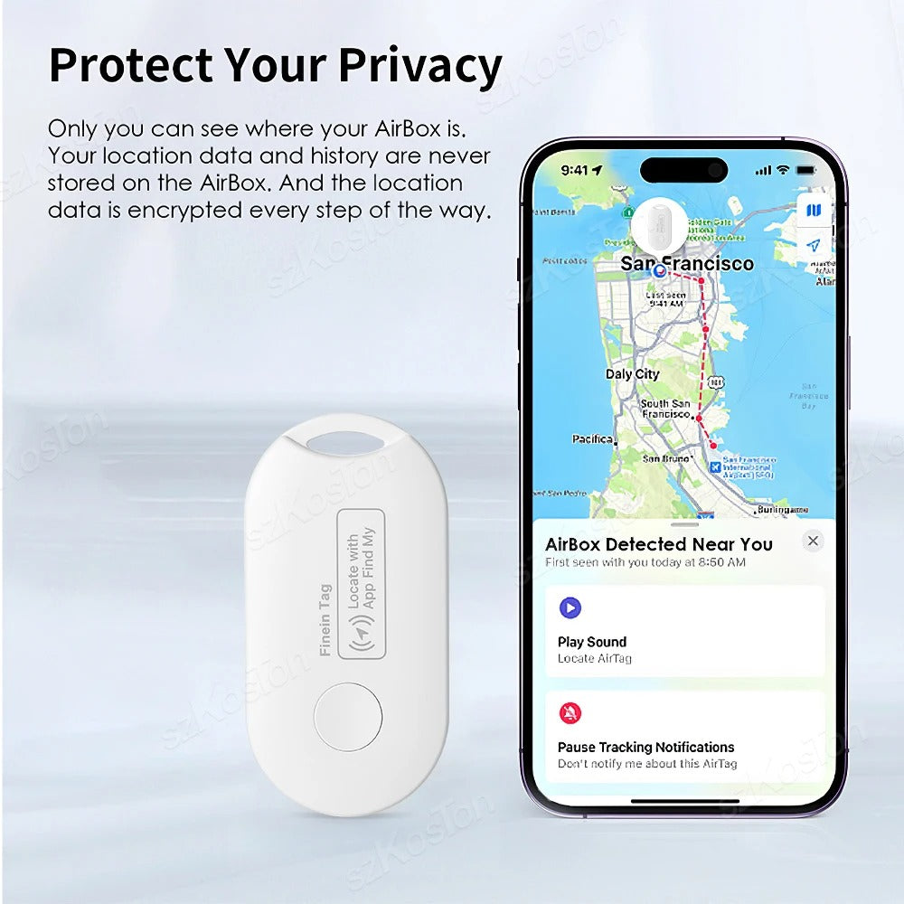 GPS Tracking Tag Compatible with Apple Find My