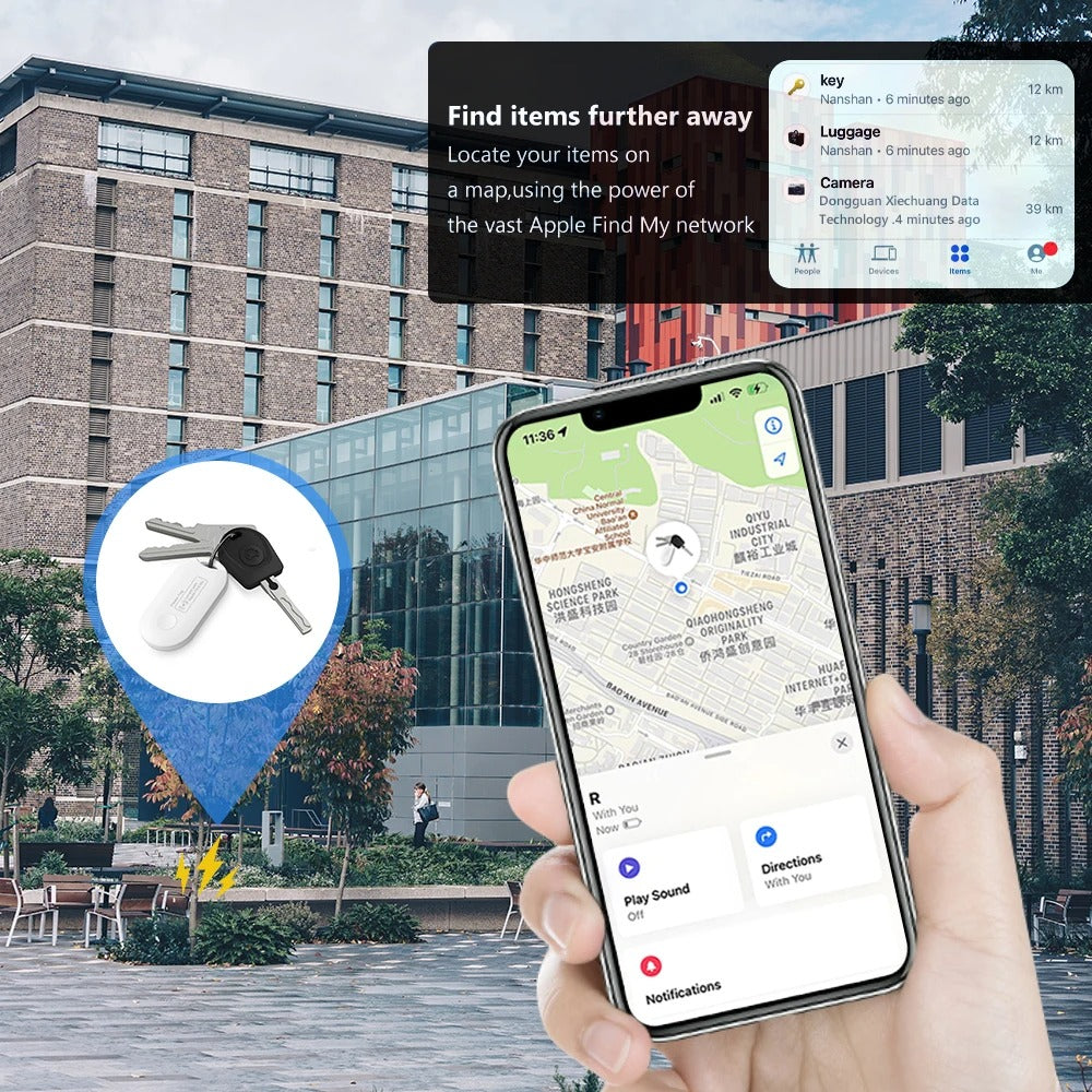 GPS Tracking Tag Compatible with Apple Find My